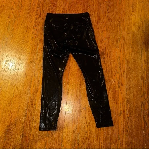 Fabletics black metallic, high waisted, straight leg, NWT! - Picture 1 of 12
